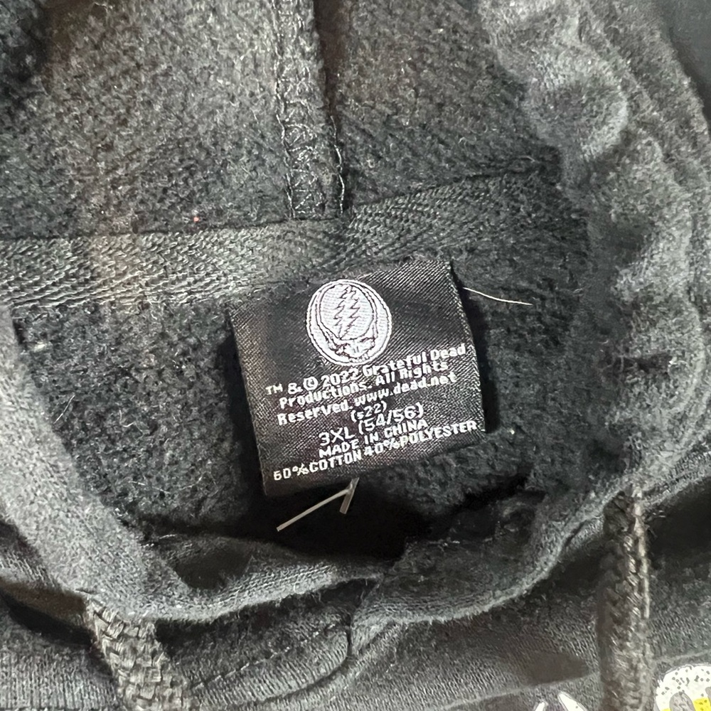 Grateful Dead Official Licensed 3XL Black Hoodie Sweatshirt Dancing Bears - Picture 4 of 9